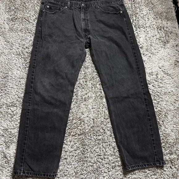Levi 505 42x32 Black Jeans - Picture 3 of 4